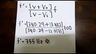 DOPPLER EFFECT: SOURCE AND OBSERVER IN MOTION