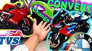 Best R15 modifications| BMW bike wrap| modify to bmw s1000rr| how to modify r15v4 to bmw s1000rr|