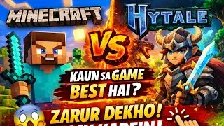 Hytale vs Minecraft comparison #Hytale #Minecraft