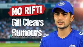Gill shuts down dressing room drama! #TeamIndia #CricketRumours #ShubmanGill #IndianCricket 