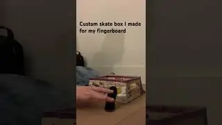 Custom skate box #fingerboard