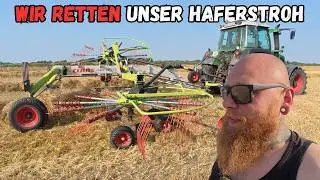 We save our oat straw - FarmVLOG#1128