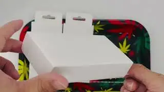 White magnetic paper box in child resistant type