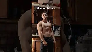 The 3 year natty physique 👀 (I just broke up with pizza - drop a like in support) #musclegoals