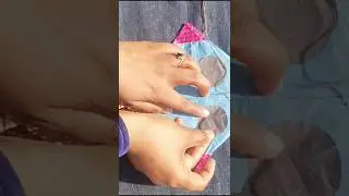 easy kite craft for kids 🪁#diy #craft #papercraft #shorts