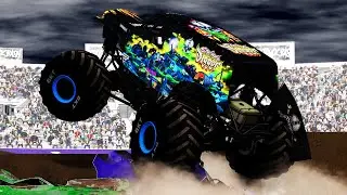 20 Truck Spooktober Pasadena Freestyle - BeamNG.Drive Monster Jam