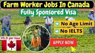 Farm Jobs in Canada With Free Visa Sponsorship 2023 | No Age Limit, Experience or Education Required