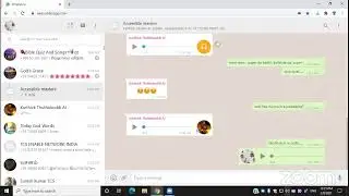 How to access WhatsApp Web  with NVDA in Tamil part 1