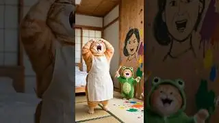 WHOOPS! My Mama Cat Caught Me Painting the Walls! | The Crazy Day of a Froggy Ginger Kitten