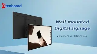 Elevate Your Business with Qtenboard Wall-Mounted Smart Touch Screens & Digital Signage