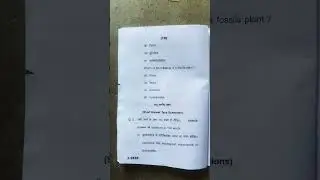 B.Sc 3rd Semester ## Botany ## Question paper ## 2025-26## shorts