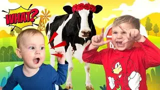 Find Lilly the Baby Cow! Tractor Kids Adventure 🚜🐄