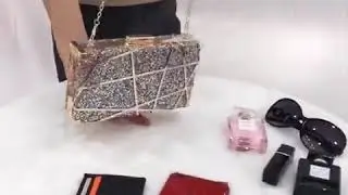 Fashion Sequined Clutch Bag Female Luxury Evening Bags