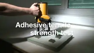 Adhesive tensile strength test
