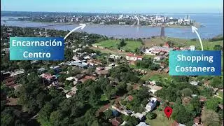 Terreno en venta en el Barrio San Pedro Casco Antiguo de Encarnacion Paraguay.