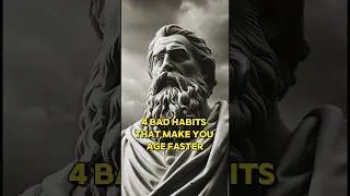 4 bad habits that make you AGE FASTER #stoicism #mindset