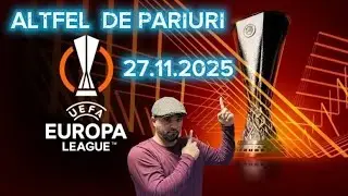 PONTURI  SI PARIURI DIN EUROPA  LEAGUE  & CONFERENCE LEAGUE  : 27.11.2025