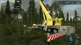 Farming Simulator 22 HUGE CRANE!!!!