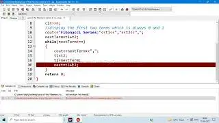 #Use of the Fibonacci series in C++#