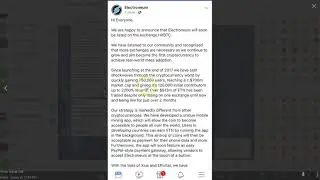 Breaking Electroneum News! ETN will be listed on HitBtc!