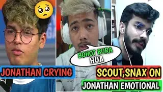 Jonathan Crying | Scout And Snax On Jonathan Emotional | Jonathan Interview