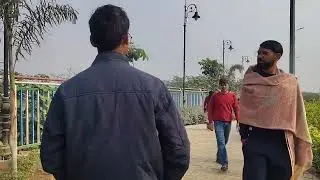मेरे दोस्त ने #patnamarinedrive पर नया #park बना है वहीं दिखाया! #digha #minivlog @_star_raushan_ 