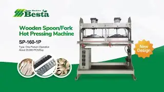 Wooden Spoon Fork Hot Pressing Machine Small Investment