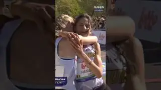 Nothing like a home win! 🥹 Chloe Herbiet 🇧🇪 wins European half marathon gold in Leuven! #running
