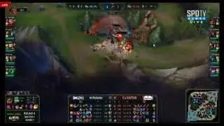 Solo KT Ssumday vs CJE Shy - 2015 LoL KeSPA Cup - Riven vs Renekton