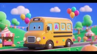 ABC Bus and the Party Balloons 🚌🎈🔠 | Alphabet Song for Kids | Nursery Rhymes & Learning Fun