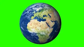 Earth rotation green screen video | Green screen video earth rotation |  Anji tech vision