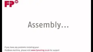 PostBase franking machine install 2. Assembly