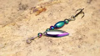 Making an Iridescent Inline Spinner Fishing Lure