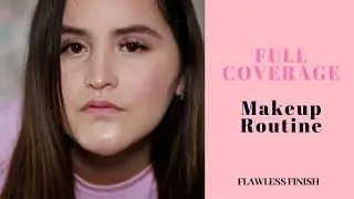 FULL COVERAGE MAKEUP ROUTINE | (DRY SKIN) | Hourglass | ItsMichi