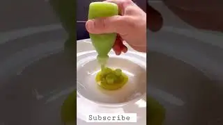 #shorts  Bouche  Lochi Duart Salmon Tartare 🍎 Dried 🥒 Peels  Cucumber Foam 🍊Gel Pumpkin ketchup