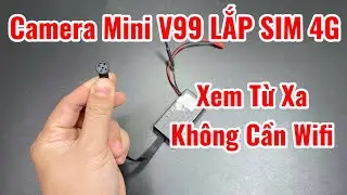 Camera Si&ecirc;u Nhỏ V99 LẮP SIM 4G Xem Được Từ Xa Mọi Nơi - Camera Mini Ngụy Trang C&uacute;c &Aacute;o GẮN SIM 4G