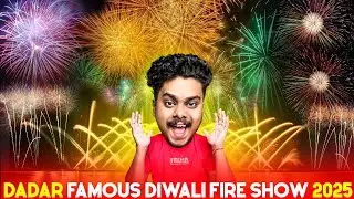 Dadar Diwali Fire Show 2025 🔥 | Mumbai&rsquo;s Biggest Fireworks Celebration | Yash Panchal