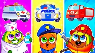 Emergency Helpers: Police, Firefighters & Ambulance Comes to Rescue!