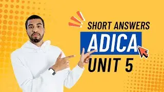 ADICA Unit 5 Short Answer Questions with Answers| spiritronics channel | jntuk syllabus