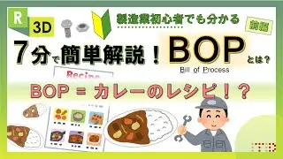 【初心者歓迎】7分で簡単解説！BOP：Bill Of Processとは？ 前編