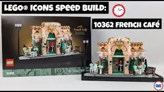 LEGO&reg; Speed Build: ICONS 10362 French Caf&eacute; set (Restaurants of the World)