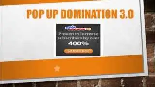 Pop up domination 3.0 - the best review