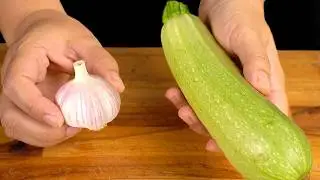 Gebratene Zucchini mit Knoblauch &ndash; das leckerste Rezept! So einfach und schnell!