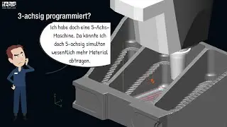 Einfach umschalten: Mit 3-achsigem NC-Programm 5-achsig simultan schruppen &ndash; Tebis CAD/CAM-Software