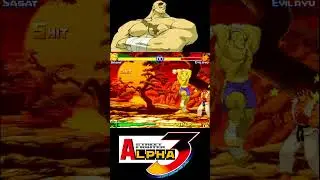 Sagat Street Fighter Alpha 3 Stun Combo #streetfighter