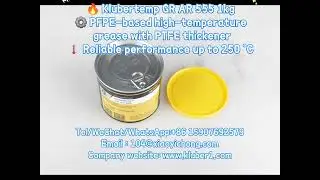 🔥 Klubertemp GR AR 555 1kg⚙️ PFPE-based high-temperature grease with PTFE thickener