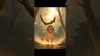 rabbit lion emotional  |story animated moral tale #rabbit #cartoon #lion