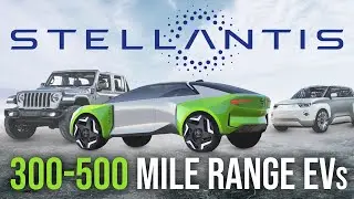 Stellantis 300-500 Mile Range EVs | Dodge + RAM + Jeep + Fiat + Chrysler + Opel EV Reveals
