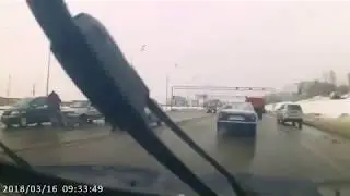 Воронеж. Драка на дороге