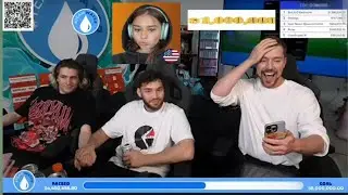 😮Sophia Rain gave MrBeast 1 million dollars for the Team Water fund.👍🫡